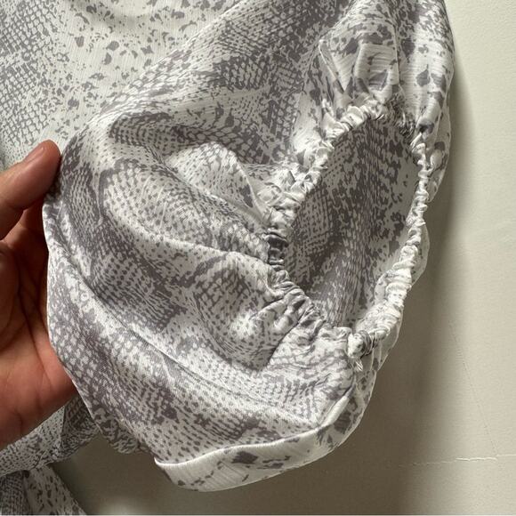 SNAKE PRINT DRESS Riviera Road' Size Large open back Easter - Picture 9 of 14